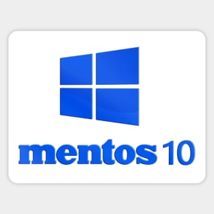 Mentos 10 Operating System Sticker